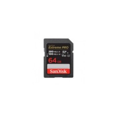 SanDisk Extreme Pro 64GB microSDXC UHS-II - Lightning Fast 280MB/s - Ultimate Performance for Photography & Video